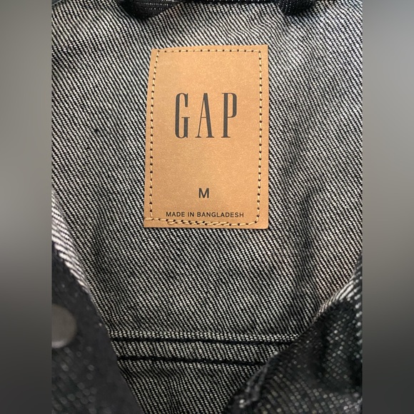 GAP Classic Icon Jacket - Washed Black - Picture 4 of 7